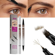 NEW Hair-Like Eyebrow Pencil 4D Micro-Sculpting Dual-Ended Eyebrow Pencil and Eyeliner Long-lasting Liquid Eyebrow Pen Like Real
