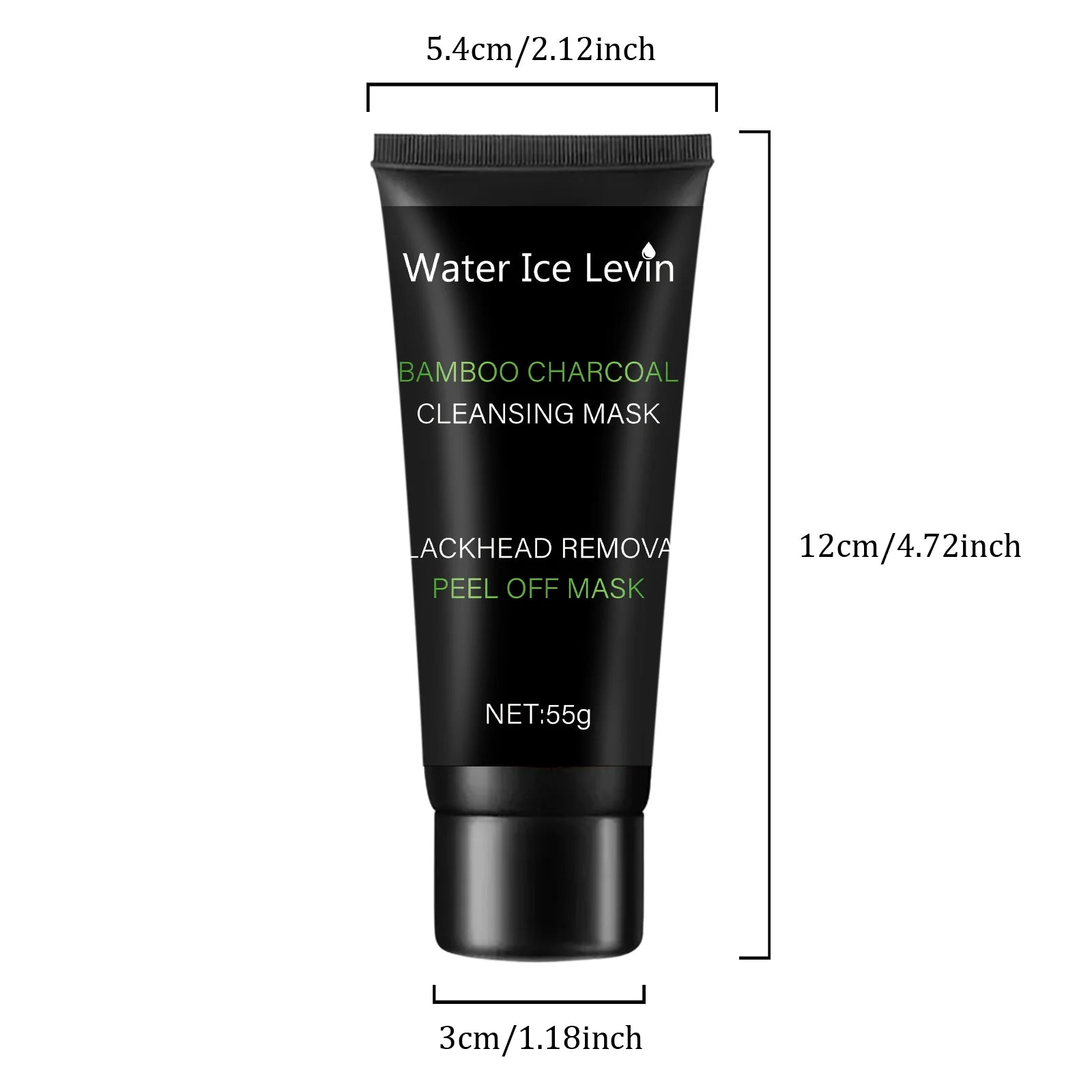 Bamboo charcoal cleansing mask Blackhead Removal Deep Mask Deep Cleansing Cleansing Exfoliating Mask Treatment Black Mask