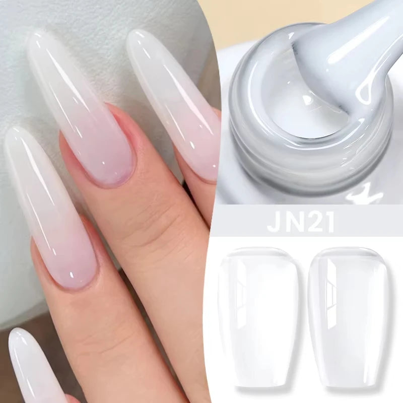 BORN PRETTY 10ml Translucent Color Gel Polish Jelly Nude Autumn Jelly Amber Semi Permanent UV Gel Nail Art Soak Off Gel Varnish