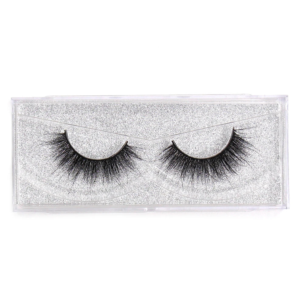 LEHUAMAO Makeup False Eyelashes Handmade Mink Lashes Fluffy Long 3D Strip Thick Fake Faux Mink Eyelashes Makeup Beauty Tool A19