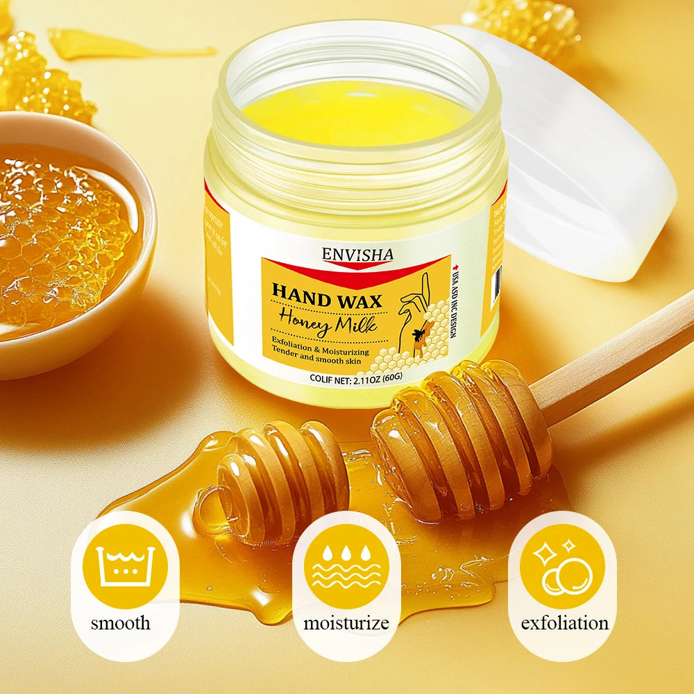 ENVISHA Beauty Health Skin Body Care Hand Mask Sakura Honey Deep Hydration Moisturizing Exfoliating Whitening Remove Dead Skin