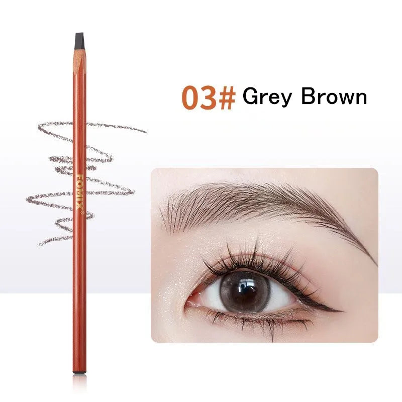 Hard Microblading Eyebrow Pen Waterproof Eyebrow Pencil Definer Long Lasting Natural  Wild Brow Applicator Easy To Wear