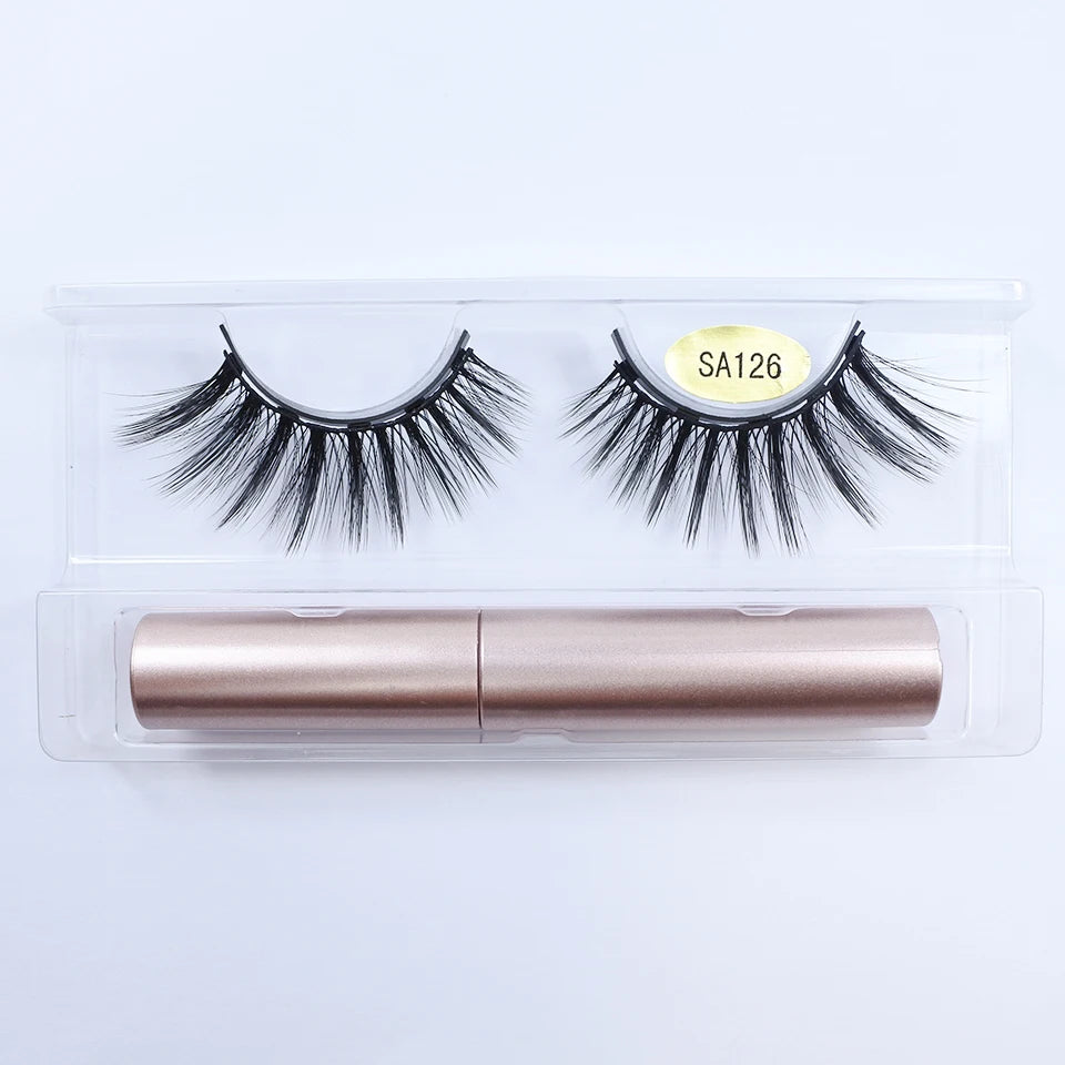 1/5 Pairs Magnetic Eyelashes Makeup False Lashes Bulk Items Wholesale Natural Magnetic Lashes Eyeliner Set