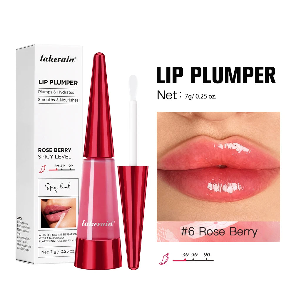 Lip Plumper Nourish Lips Care Moisturizing Transparent Gloss Fragrance Free Plumping Stocking Stuffer Cosmetics