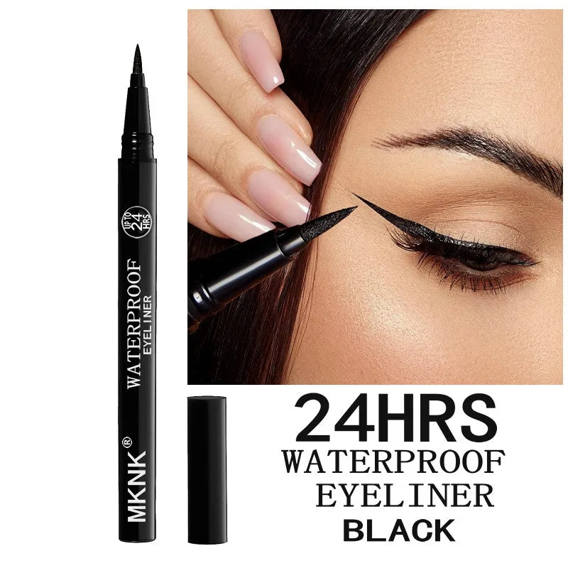 1/2Pcs Black Eyeliner Pencils-Smudge-Proof,  Waterproof Long-Lasting &Beginner-Friendly Smooth High Pigmented Punk Eye Makeup