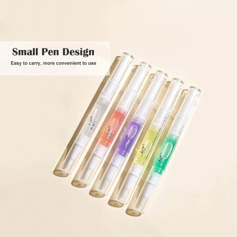 10-30pcs Mixed Cuticle Revitalizer Oil Pen Nail Nutrition Care Soften Dry Cuticles Anti Hangnail Manicure Tool for Home Salon
