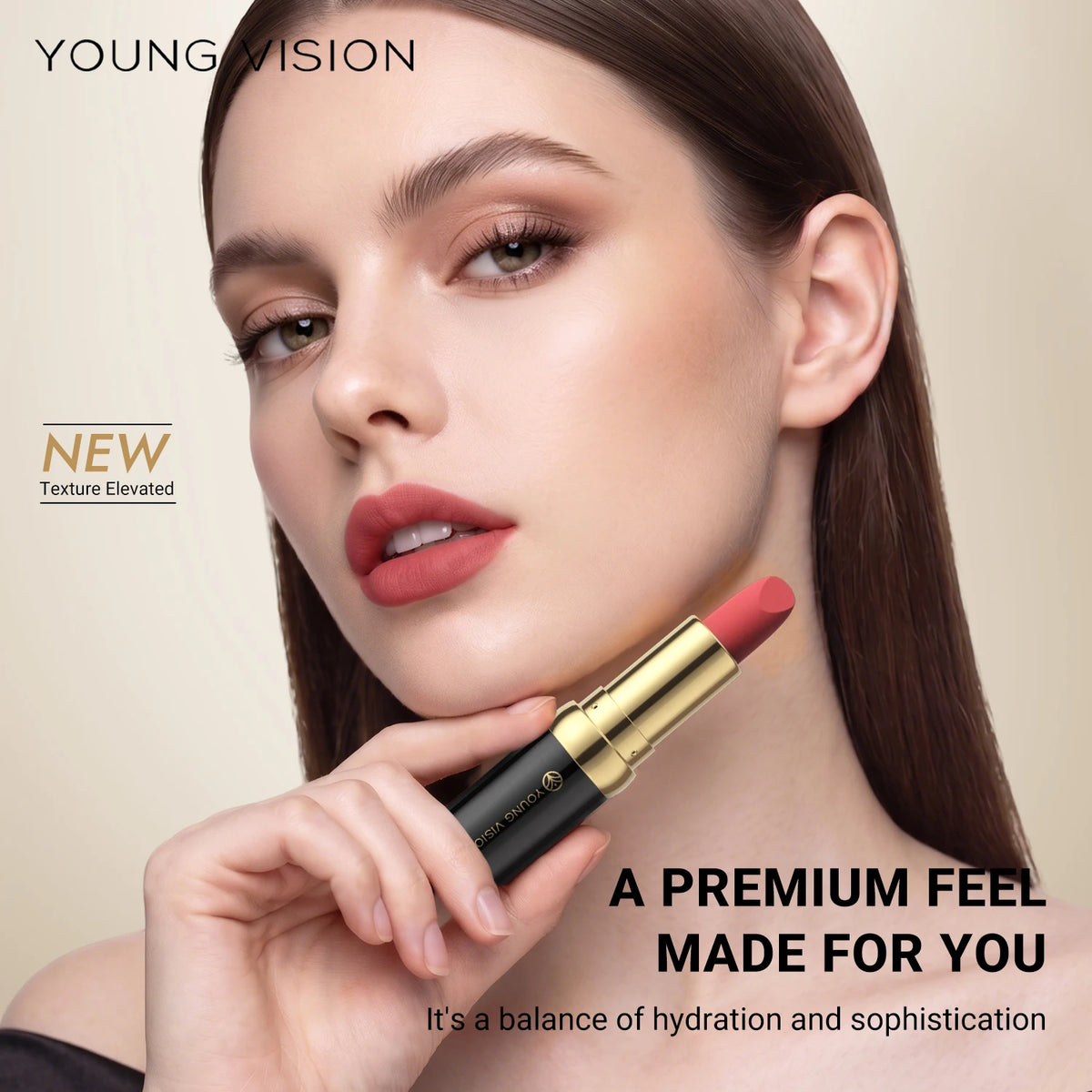 Black Tube Matte Lipstick Non Staying Cup Makeup Lipstick  5 colors available