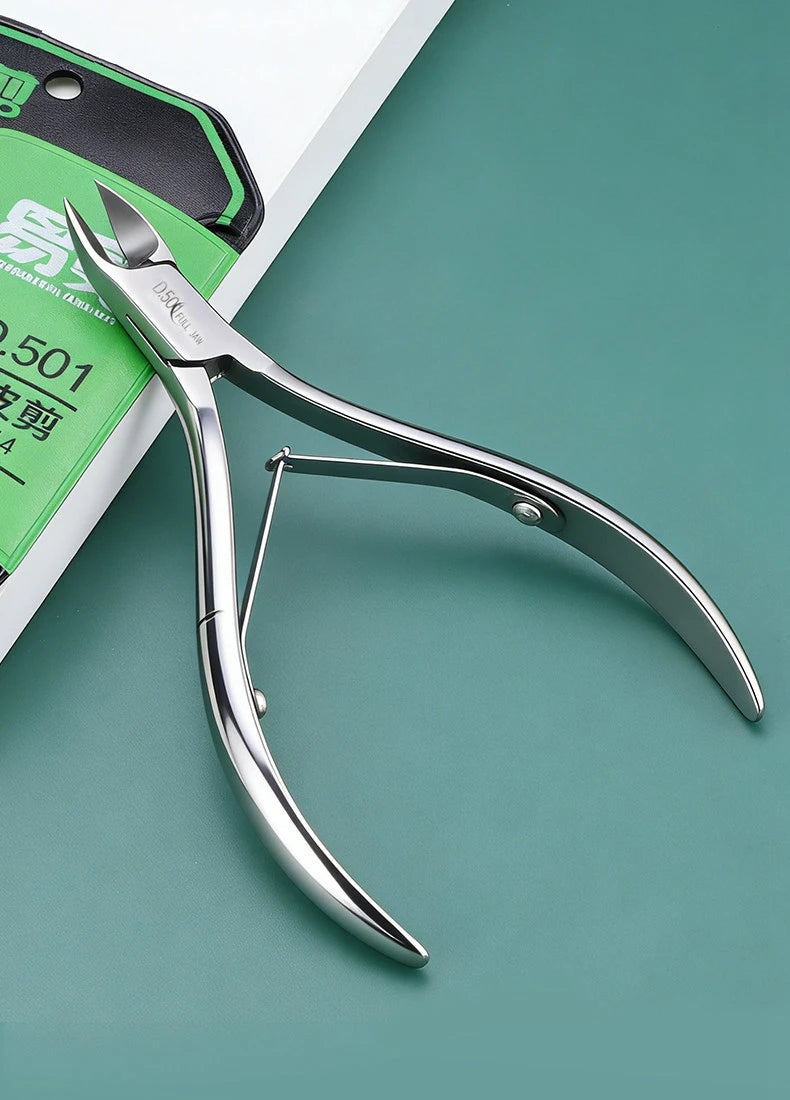 Nail Professional Stainless Steel Nail Cutter Scissor Nippers Muti Function Cuticle Pusher Remover Nail Care Manicure Tools
