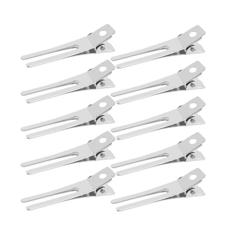 10-30Pcs Hair Care Clips Metal Steel Hairdressing Sectioning Clip Clamps Barber Hair Cut  Styling Tools Hair Root Fluffy Hairpin
