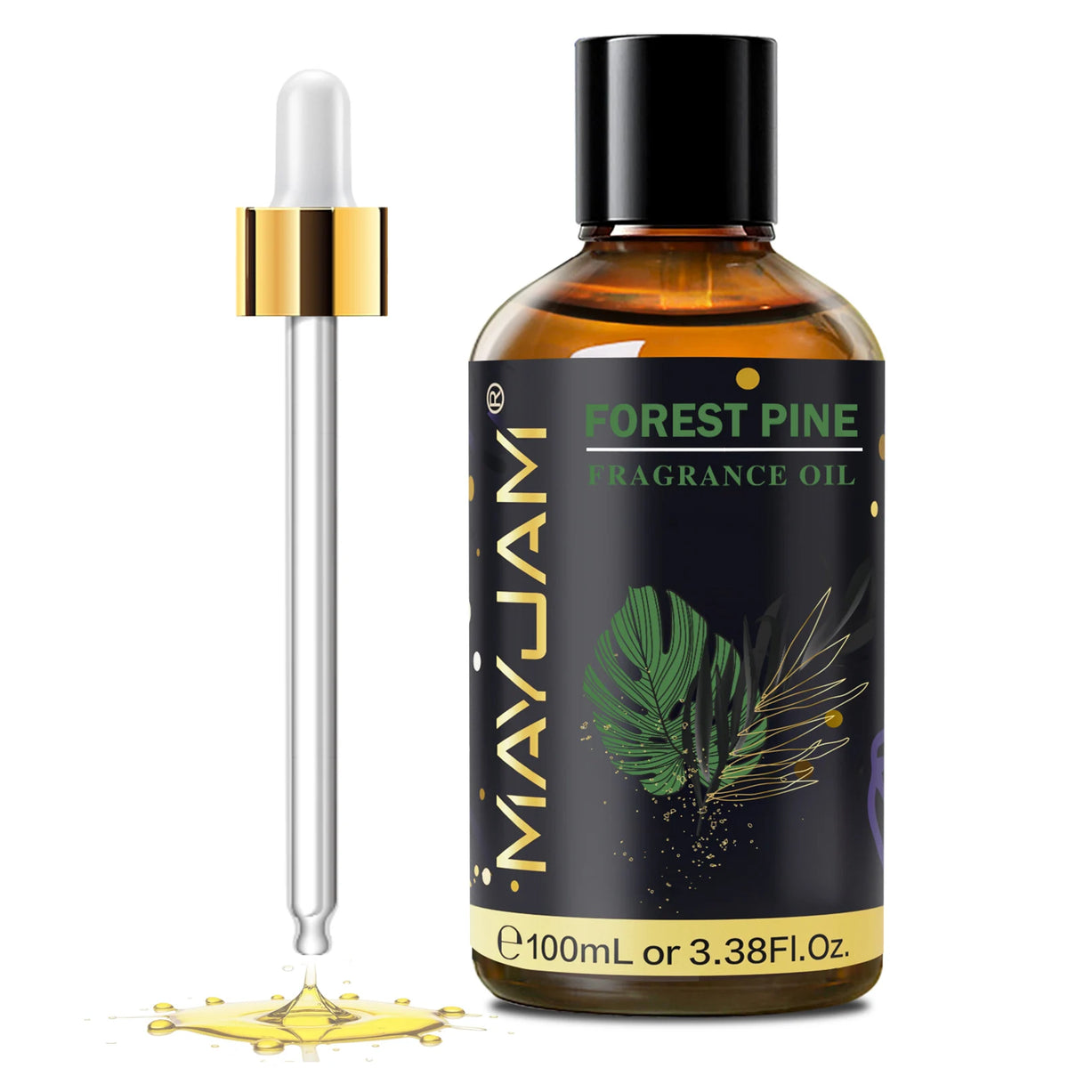 MAYJAM 100ml Fragrance Oils with Dropper For Humidifier Car Diffuser White Musk Bubble Gum Sea Breeze Freesia Baby Powder
