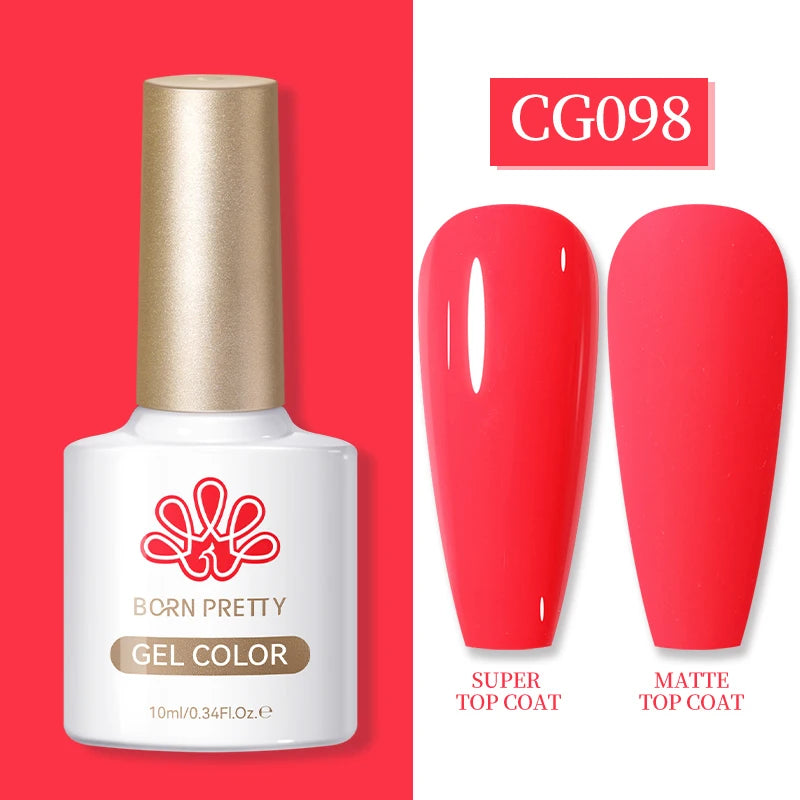BORN PRETTY 10ML Nail Gel Polish Soak Off UV LED Semi Permanent Nail Salon Home Design French Nails Manicure Gel Nails