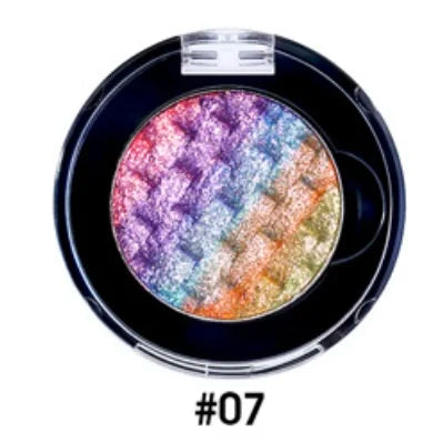 Weaving Chameleon Eyeshadow  Matte Powder Metallic Highgloss Glitter Highlight Longlasting Combined by Self Gift Disk