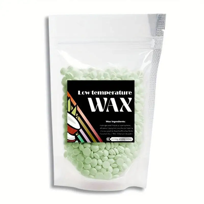 500g/100g Hard Wax Beans Solid Hair Remover No Strip Depilatory Hot Film Wax Bead Hair Removal for Full Body Bikini Leg Eyebrow