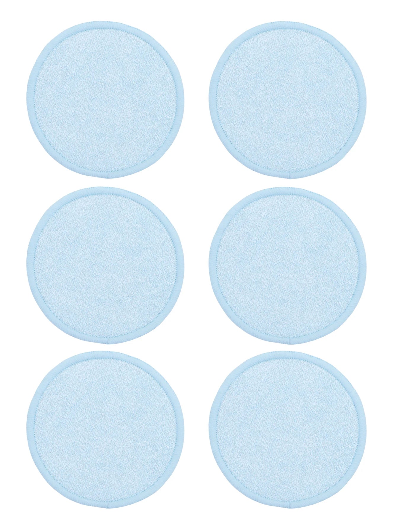 Bamboo Fiber Makeup Remover Pads Are Packed in 6/12/24 Pieces They Are Made from a Mixture of Fibers Extracted from Natural Bamboo.