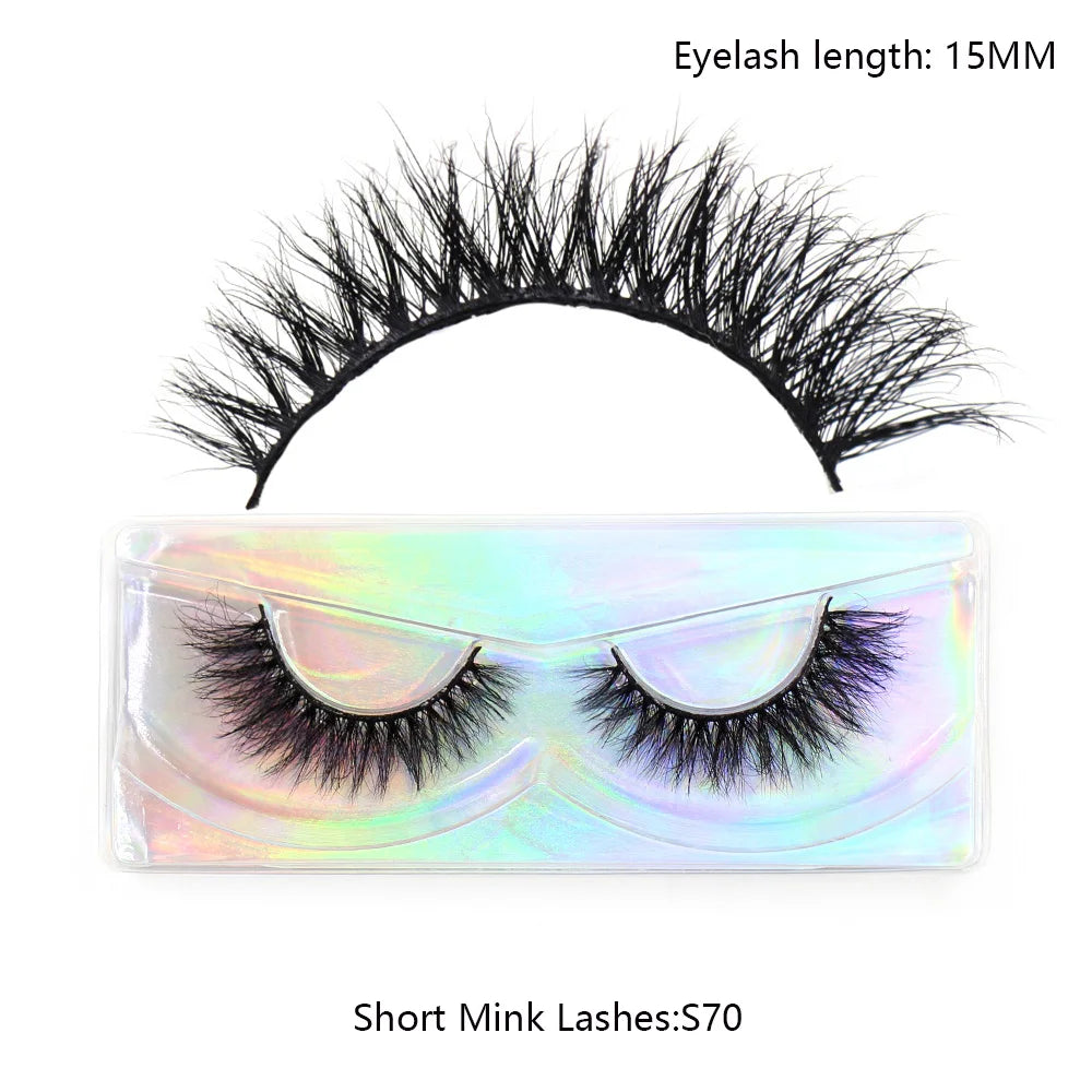 LEHUAMAO Half Eyelashes Natural Half Eye False Eyelashe Soft Wispy 3D Mink Lashes Eyelash Extension For Foxy Eye Sexy Eye Makeup