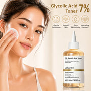 7% Glycolic Acid Exfoliating Toner,Exfoliating Facial Toner,Pore Minimizing Toner,Smooth Skin, Even Tone,Hydrating Formula 100ml