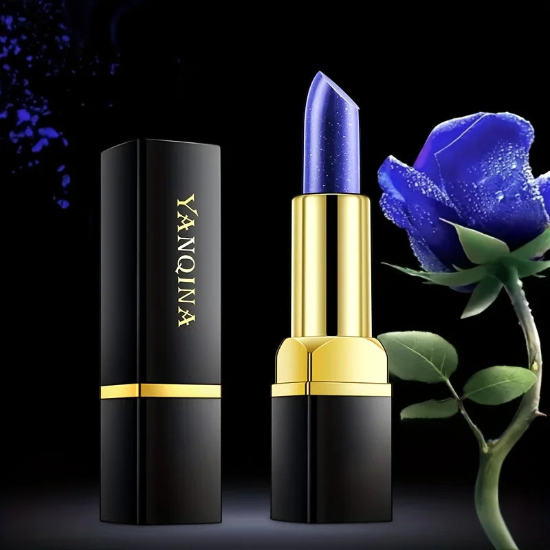 Magic Temperature Change Lipstick - Blue to Red Color Changing Lip Balm - Waterproof Base Makeup Beauty Cosmetic Stick