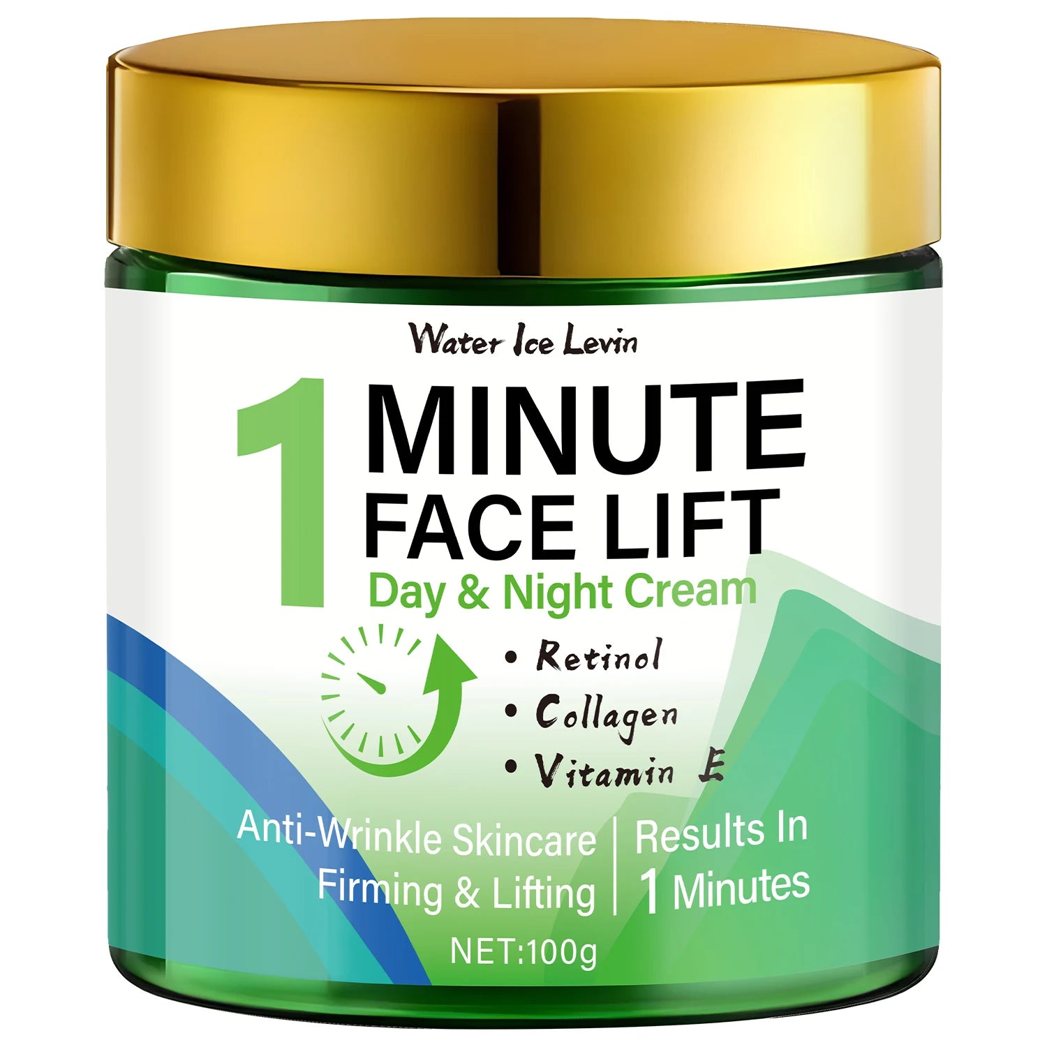 1-Minute Face Lift Day & Night Cream: Retinol/Collagen/Vitamin E, Anti-Wrinkle, Firms & Hydrates Skin for Softer Confidence