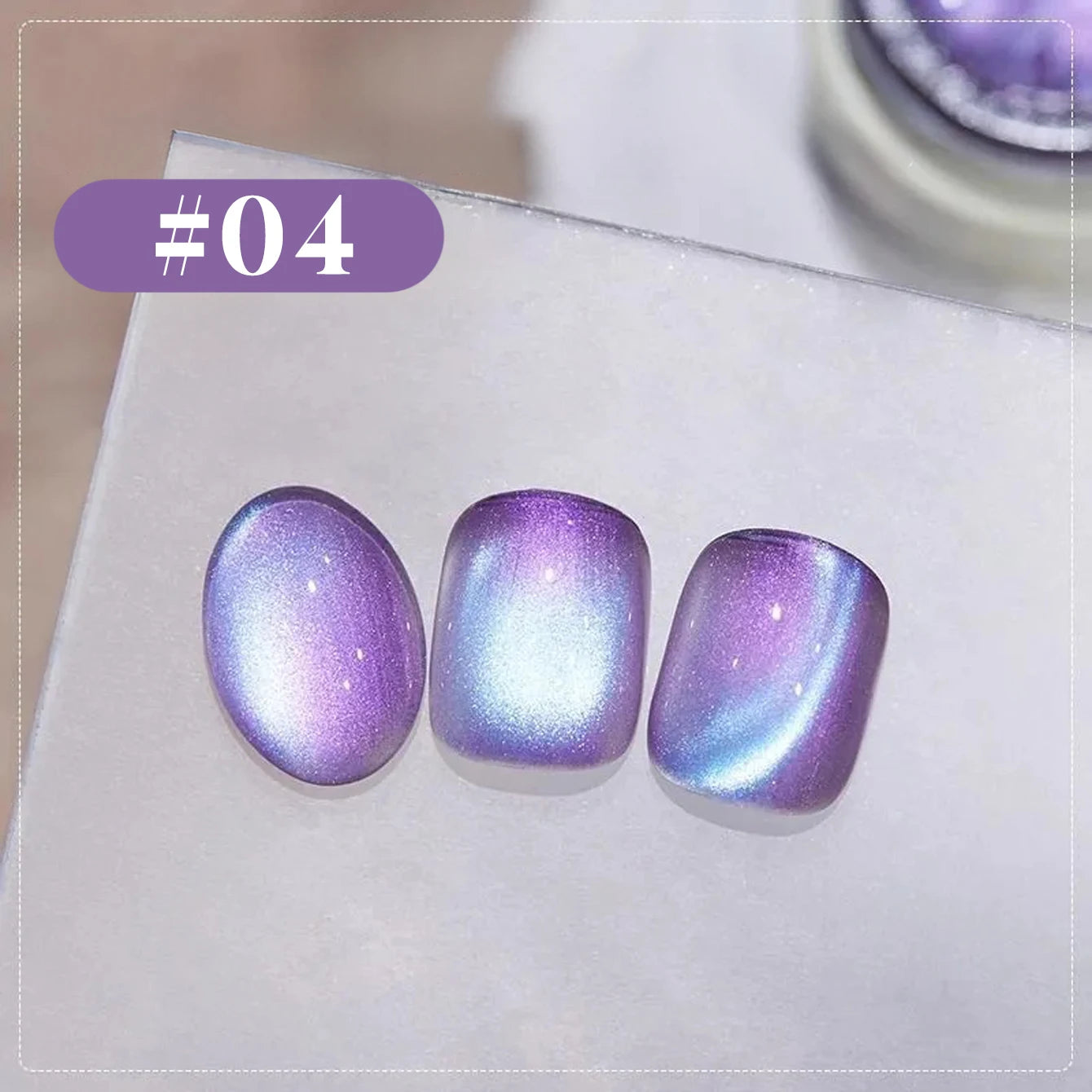 MIANEL 12ML Summer Nails Northern Lights Glass Bead Magnet Cat Eye Gel Nail Polish Nail Art Blue Nails Pink Nails 1-6pcs