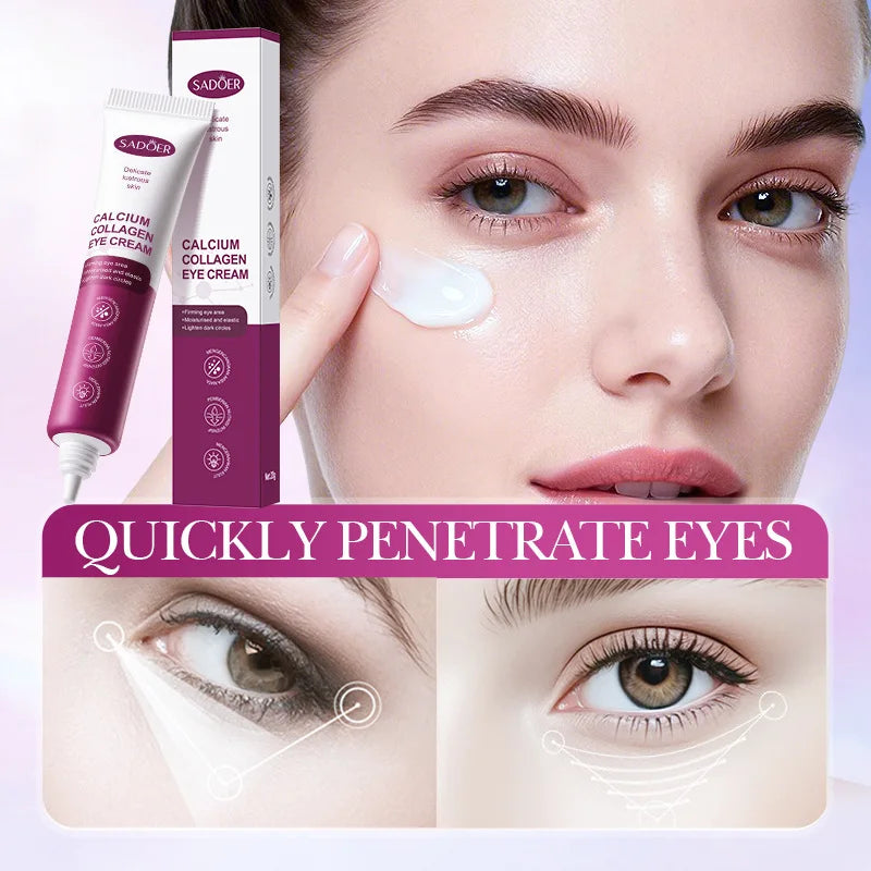 Instant Eye Bag Reduce Eye Cream Anti Fat Particles Dark Circles Puffiness Fade Fine Lines Lift Brighten Korean Beauty Eye Care