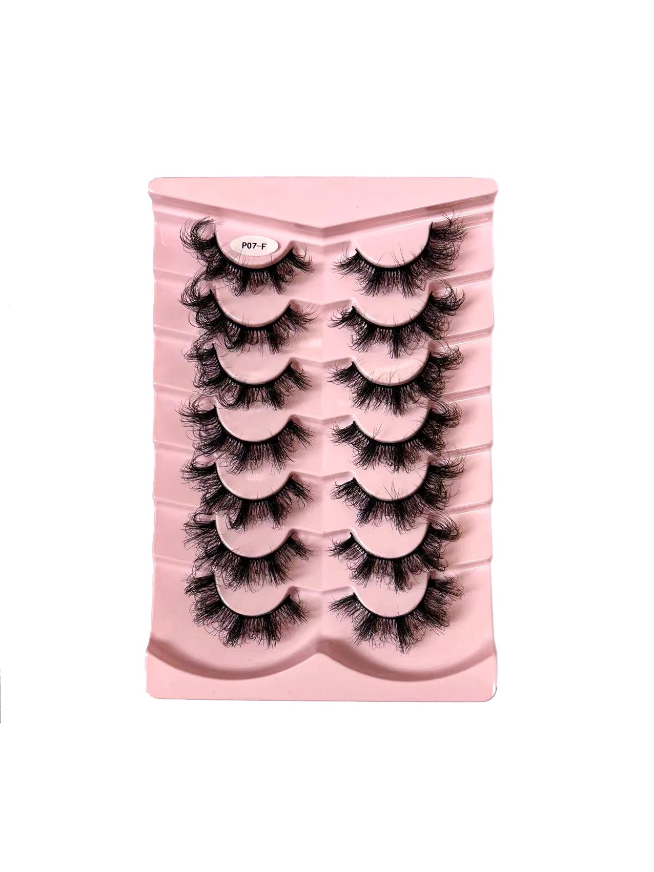 Dropshipping 7/10 Pairs Eyelashes Natural Long 3D Lashes Fluffy Volume  False Eyelashes Cruelty Free Wispy Lashes Makeup Cilios