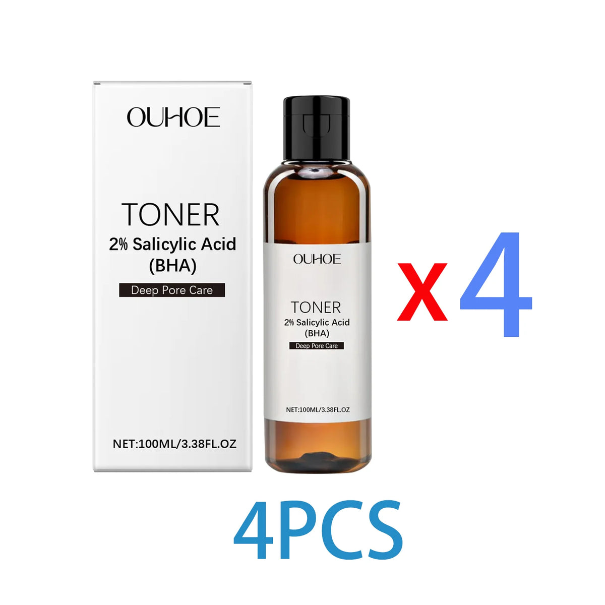Salicylic Acid Pore Toning Lotion for Oily Clear Skin Exfoliates Gently Unclogs Pores Hydrates Without Drying 100ml Non Drying