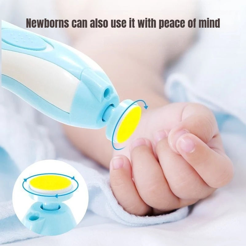 Multifunctional Electric Baby Cutter Trimmer Manicure Tool Set Baby Trimmer Baby Nail File Clippers Toes Fingernail