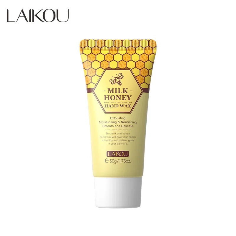 Cherry Blossom Honey Milk Hand Wax Moisturizing Hand Mask Exfoliating Dead Skin Nourishing Smoothing Dry Rough Hands Repair