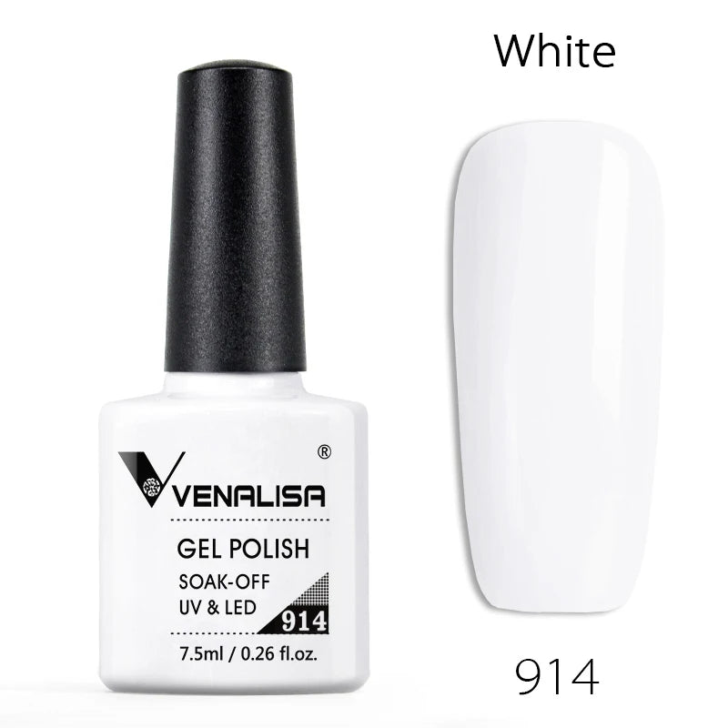 Venalisa 7.5ml Fashion Shiny Soak Off UV Gel Nail Gel Polish Cosmetics Nail Art Manicure Nails Gel Polish Tips Nail Varnish