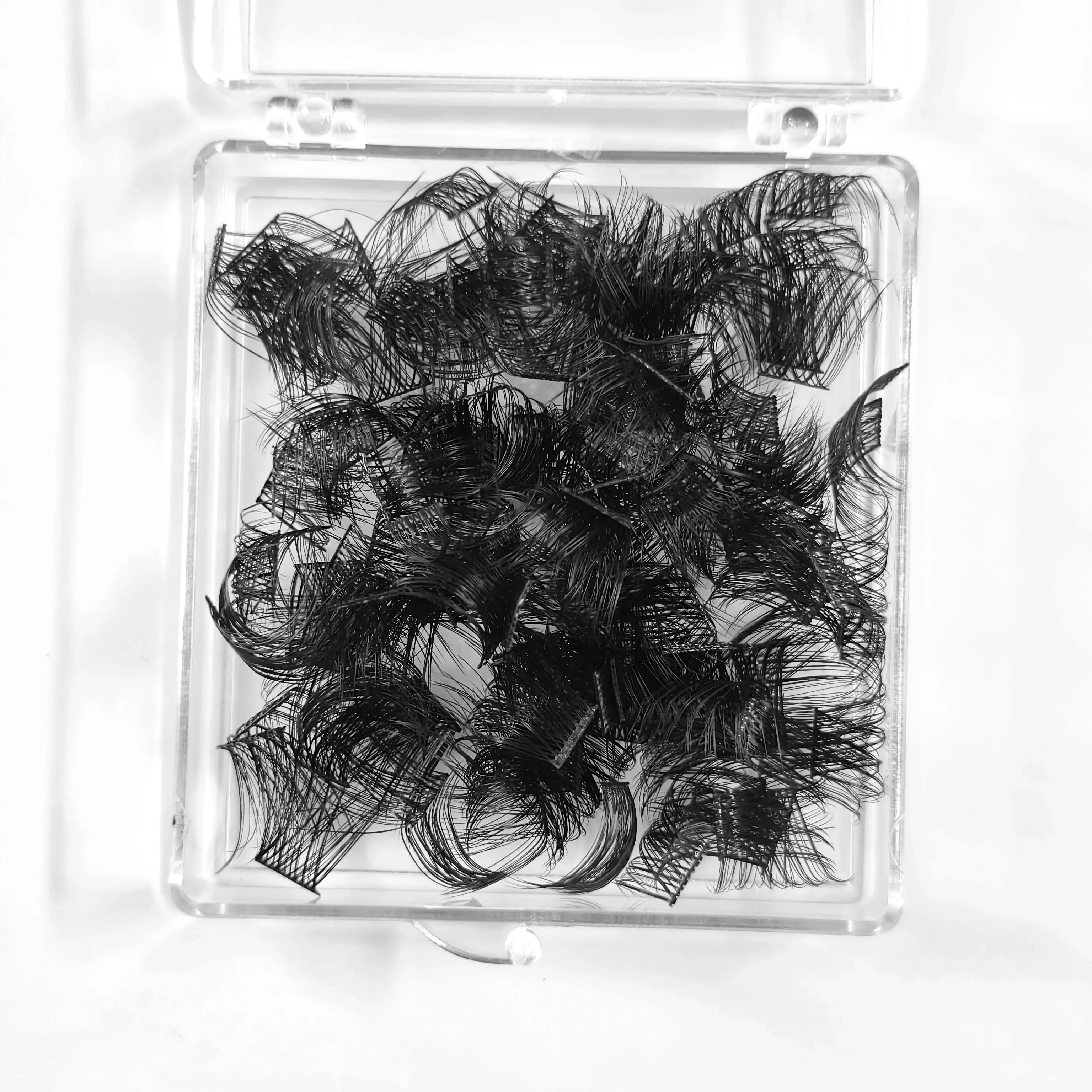 Cluster Lashes 100PCS DIY Individual Segmented Eyelashes Natural Mink Eyelash Extension False Eyelash Single Premade Fan