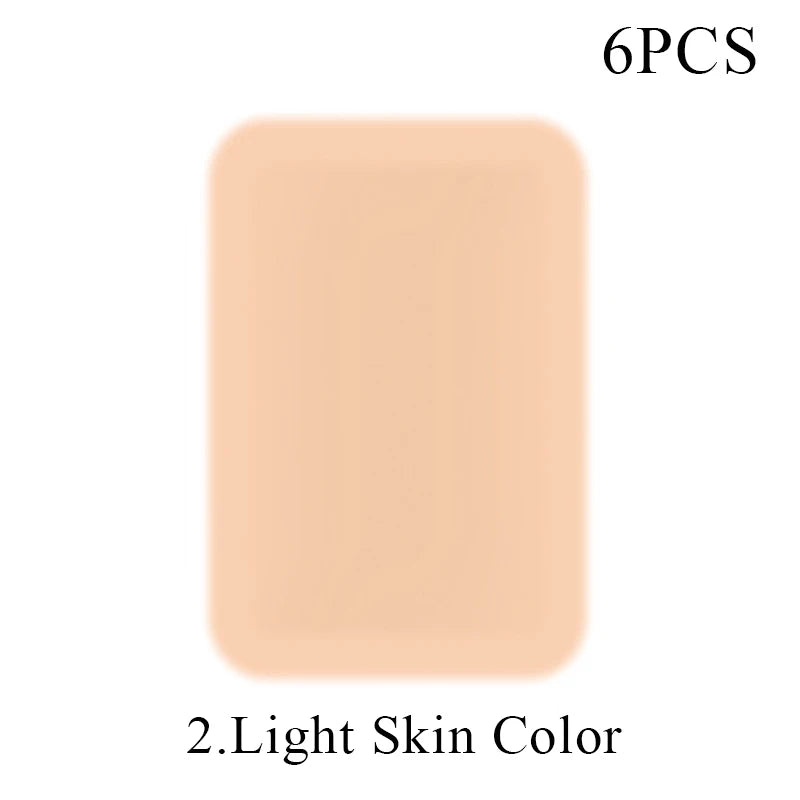 6 Pcs Tattoo Scar Flaw Concealing Tapes Waterproof Tattoo Film Ultra Thin Patch Tattoo Scar Patches Birthmark Concealing Sticker