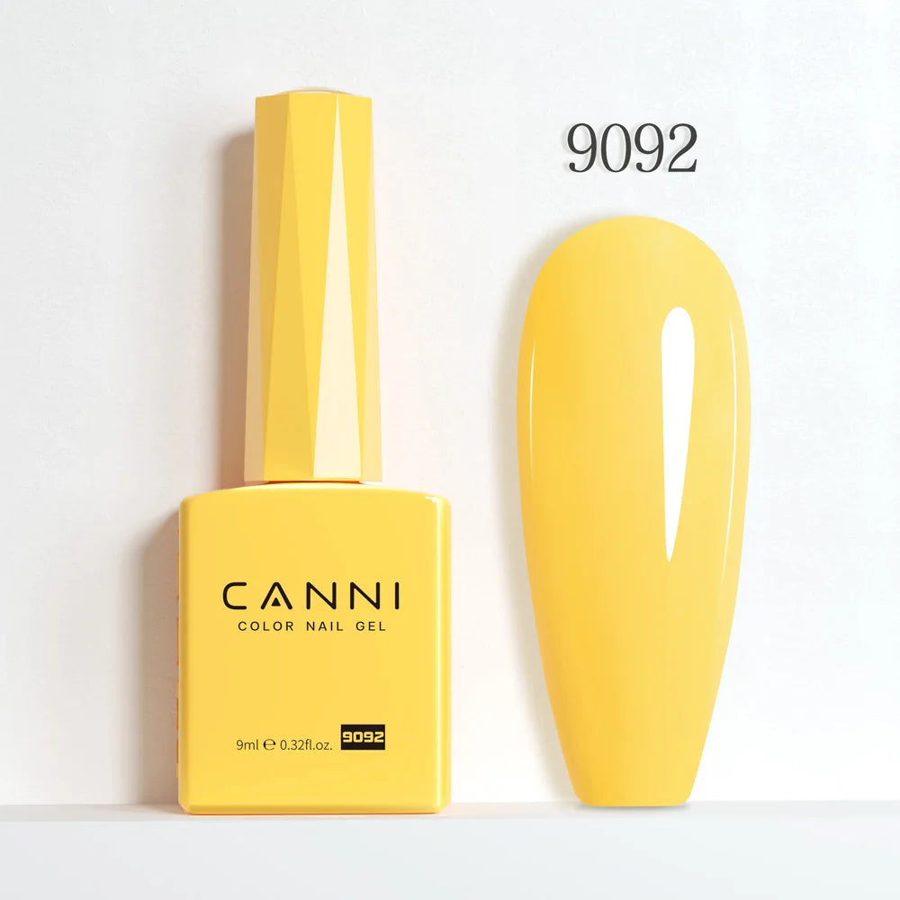 CANNI Nail Gel Polish HEMA FREE TPO FREE Summer Colors Semi Permanent Soak Off UV LED Self-leveling Great Coverage Gel Varnish