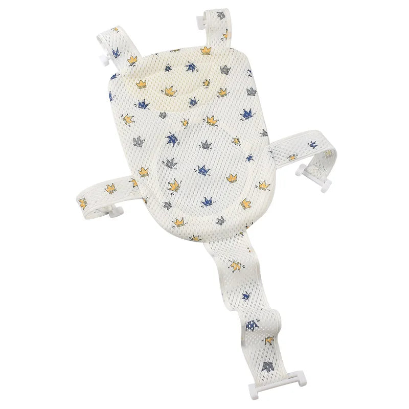 Baby Bath Cushion Pad Newborn Bathtub Mat Infant Bath Supporter Net Baby Universal Nonslip Floating Bathing Tub Shower Mesh Seat
