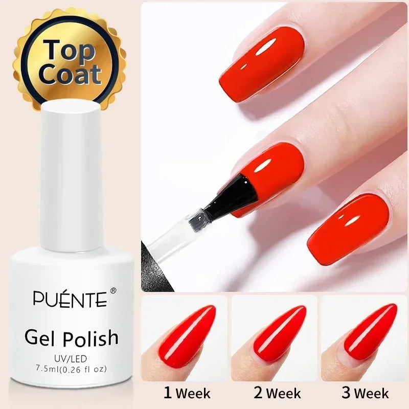 PUENTE 5ml Flower Fairy Gel Nail Polish Pink Blue Purple Natural Dried Flowers Gel For Nail Art Soak Off UV Varnish For Manicure