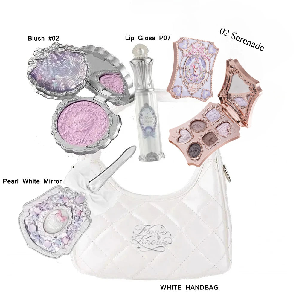Flower Knows ALL IN ONE Makeup Kit Full Professional Face Palette Blush Eyeshadow Lip Cream Solid Perfume Sets