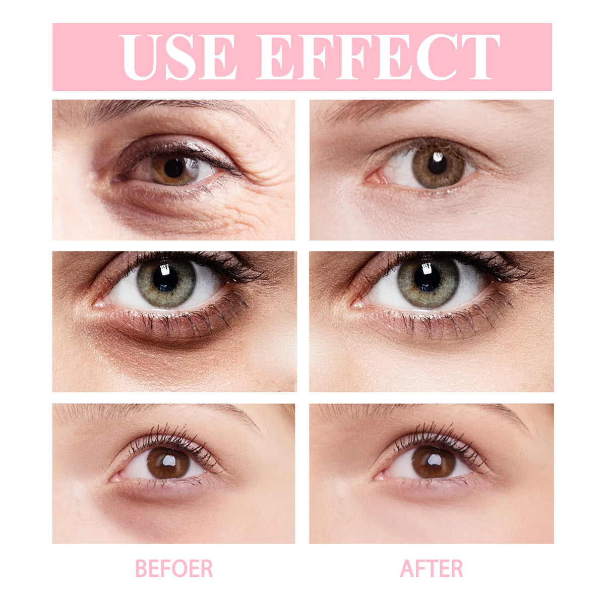 Retinol Eye Cream Stick – Mess-Free Application with Retinol, Jojoba Oil & Hyaluronic Acid for Hydration, Smoother-Looking Skin & Refreshed Under-Eyes