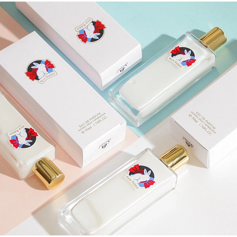 Rich White Rabbit Creamy Candy Perfume Popular Unisex Lasting Sweet Fragrance HighEnd Fresh Natural Coconut Milk Fragrance Spray