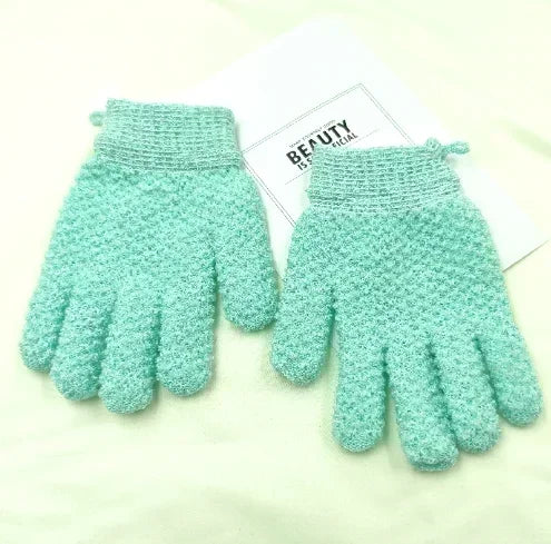 1Pcs New Cleaning Bath Glove Shower Scrub Body Massage SPA Foam Rubbing Mud Peeling Exfoliating Five-Finger Bathroom Accessories