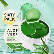 60pcs Aloe Vera Collagen Eye Mask Anti Dark Circles Removal Eyes Bags Moisturizing Firming Eye Patches Eyes Skin Care Products