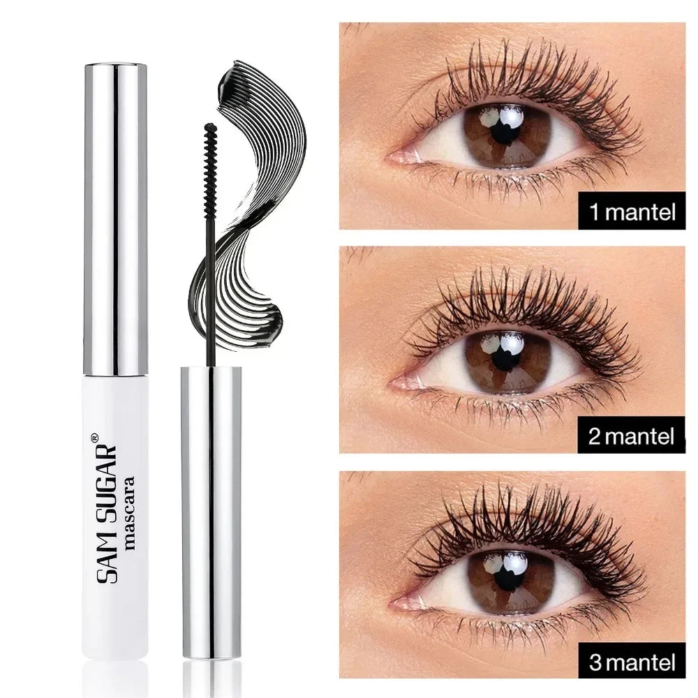 Colorful Mascara 12 Colors Waterproof Fast Dry Lasting Eyelashes Curls Extension Make-Up Emerald Green Slender Brush Ink Mascara