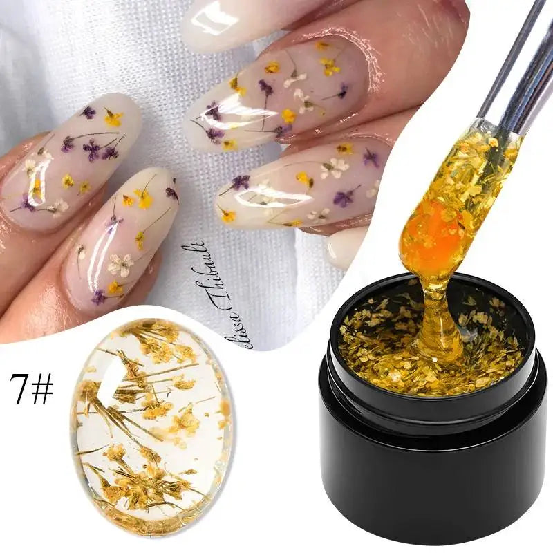 8ML Glitter Gel Nail Polish Shining Mineral Sequins Soak Off UV LED Nail Gel Semi Permanent Nail Art Supplies for Manicure