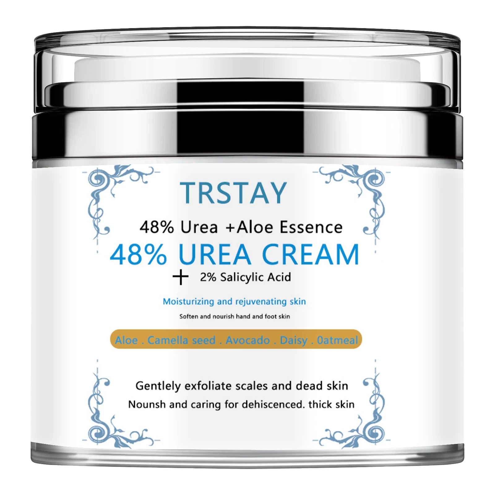 Urea Cream 45% Plus 2% Salicylic Acid, Callus Remover Foot Moisturizer Hand Foot Cream For Dry Cracked Feet from Toes to Heels E