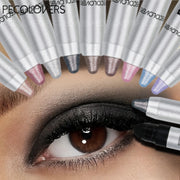 Long-lasting Pearlescent Eye Shadow Stick Shimmer Pigment Blue Purple Colorful Eyeshadow Pencil Colorful Eye Makeup