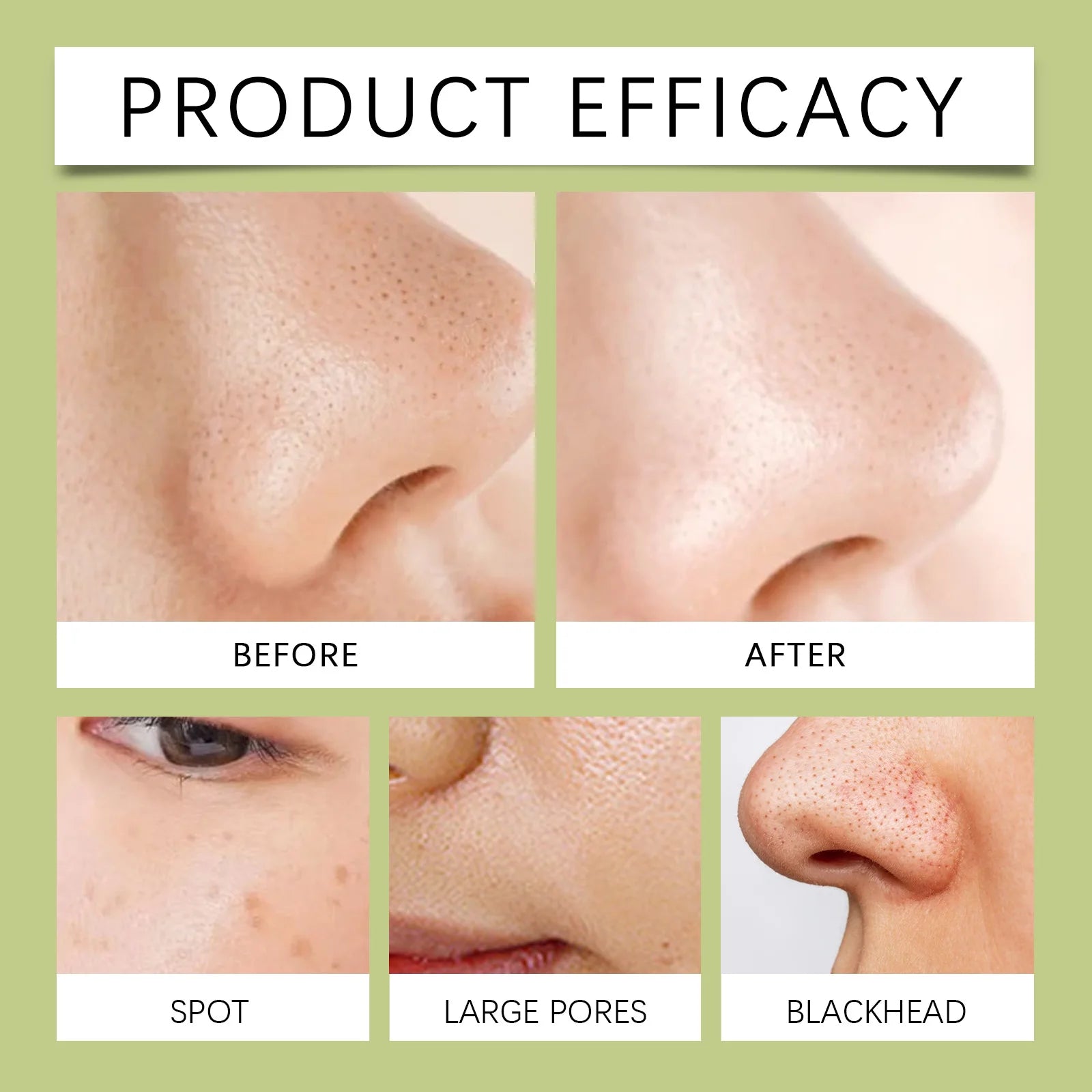 HOYGI 100g Pore Refining Clay Mask Kaolin Tea Extract Deep Cleansing Control Facial Treatment for Oily Skin Non Drying Formula