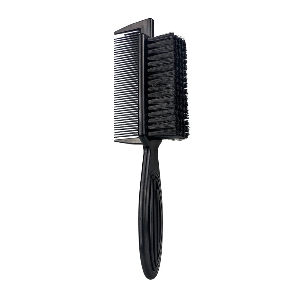 CestoMen Soild Wood Professional Fade Brush Barber Neck Sweeping Brush Comb Haircut Accessories Facial Cleaning Tools For Men