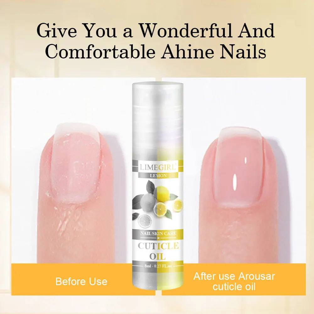LIMEGIRL Nail Nourishment Oil Universal Plant Nutrition Soften Oil Cuticle Revitalizer Nourish For Nails Treatment Manicure Care