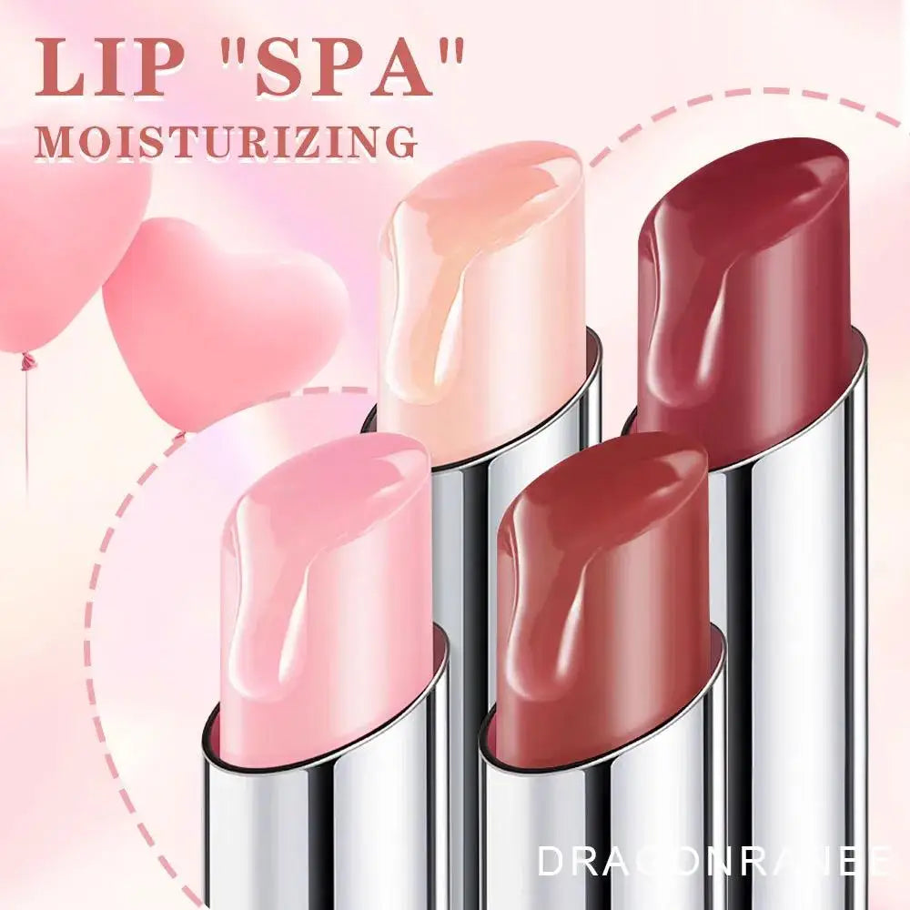 Pink Jelly Lipstick With Temperature Change Effect Moisturizing Lip Balm Long Lasting Nourishment Lip Gloss For Healthy Lips