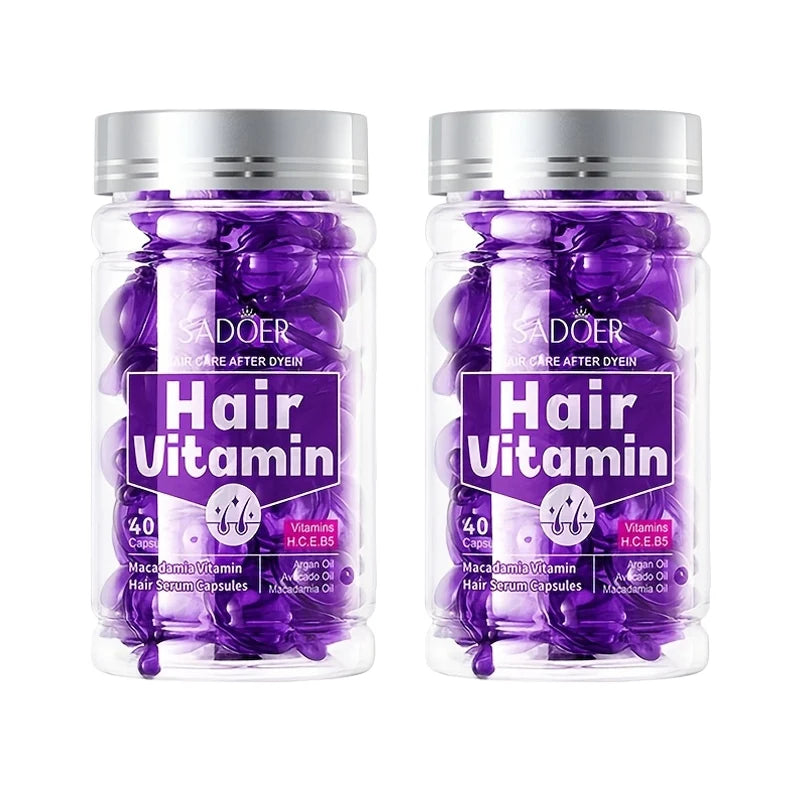 40/80/120pcs vitamin hair care essence capsules,containing almond oil,tea seed oil,no-rinse conditioner,hair care essential oil