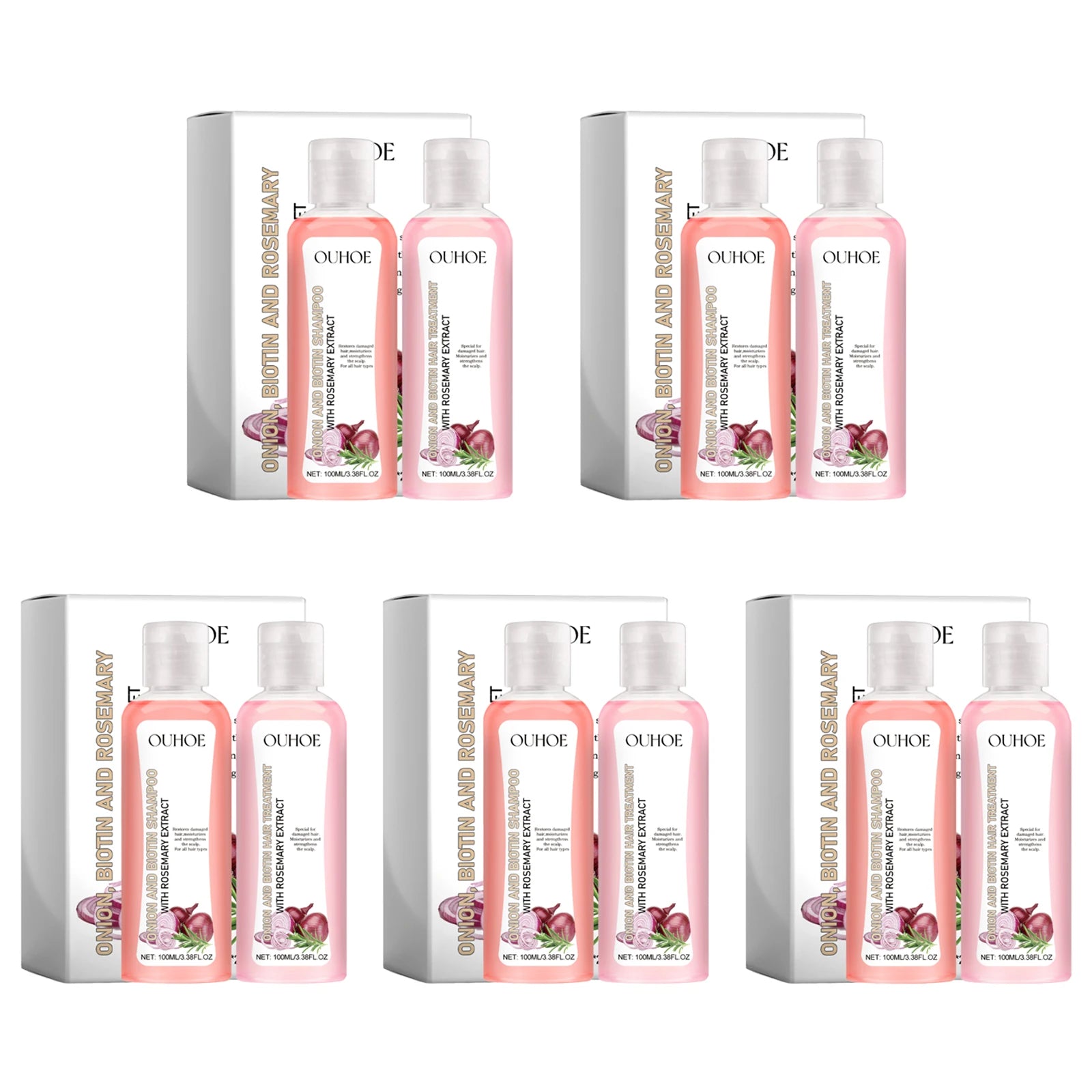 Biotin Rosemary Shampoo Care Set Shampoo Conditioner For All Hair Types Hair Shampoo Paraben Free Healthy Hair Care Gift