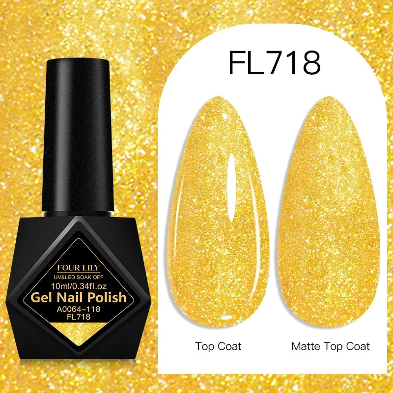 10ml Gel Nail Polish 162 Colors Nail Supplies Vernis Semi Permanent Nail Art Manicure Soak Off LED UV Gel Nail Varnishes Summer